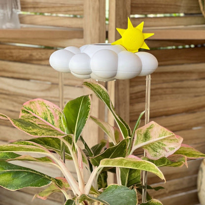 Original Dripping Rain Cloud with Sun Charm
