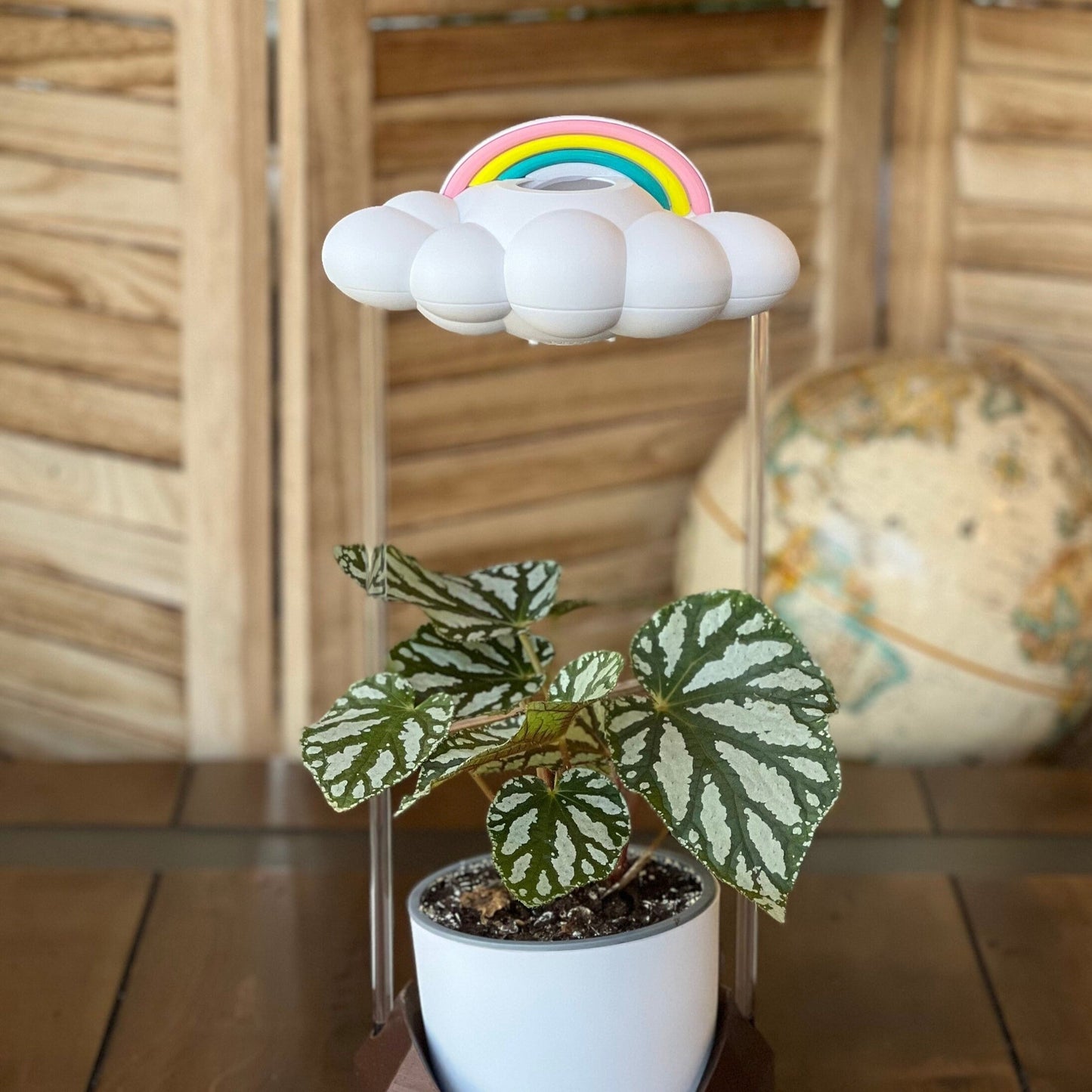 Original Dripping Rain Cloud with Pastel Rainbow Charm