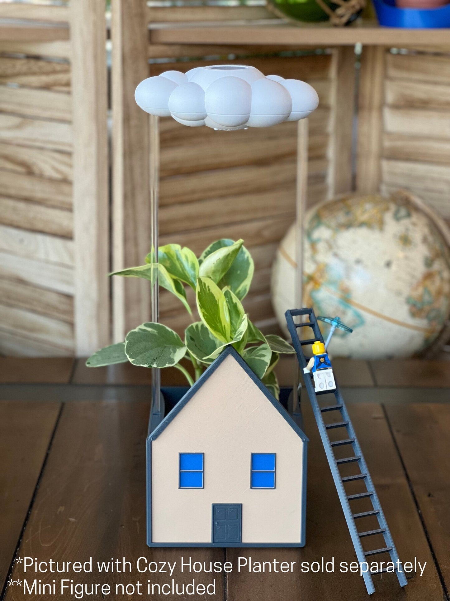 Original Dripping Rain Cloud with Ladder Charm