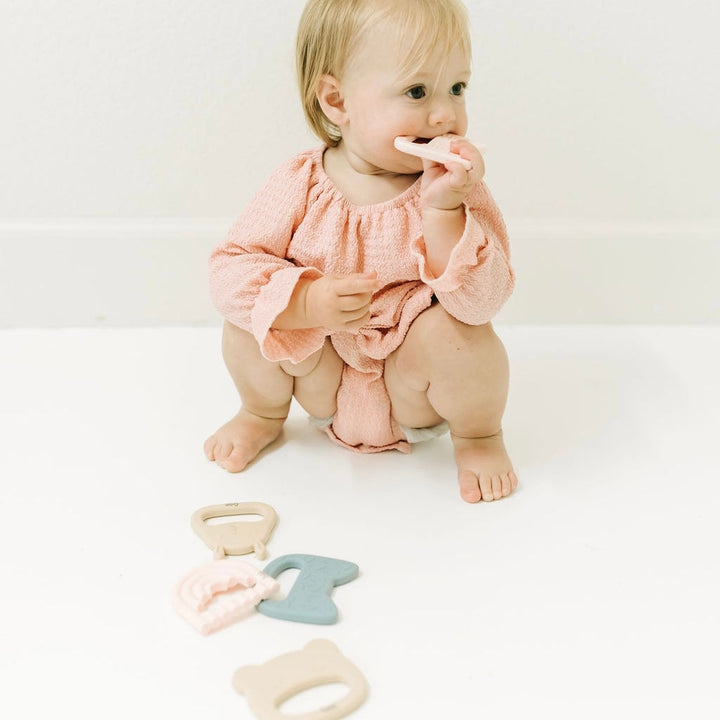 Kitty Silicone Sensory Teether