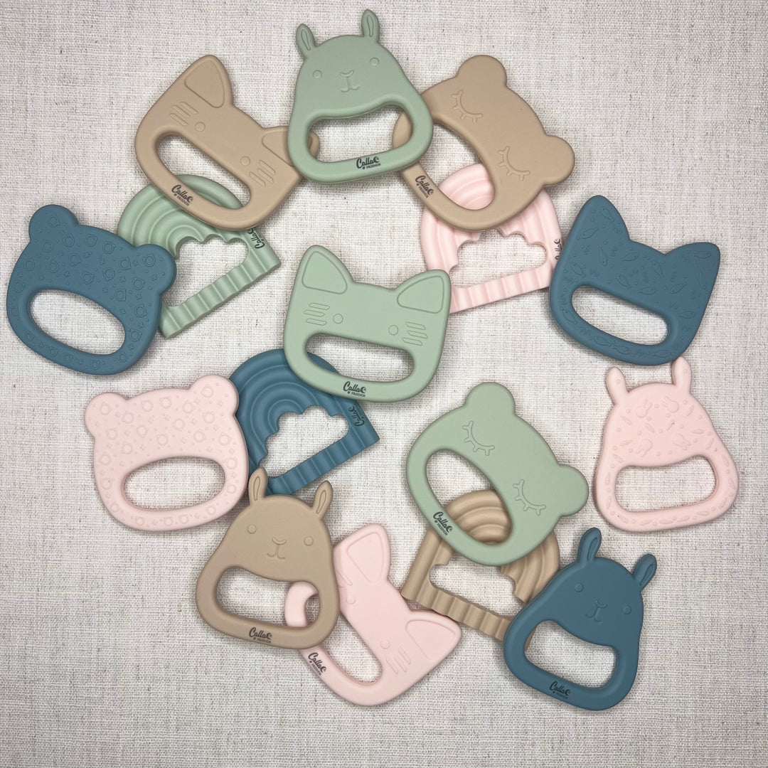 Kitty Silicone Sensory Teether