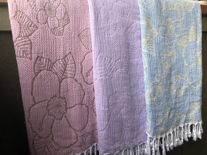 Pure Hibiscus Luxe Hawaiian Beach Towel