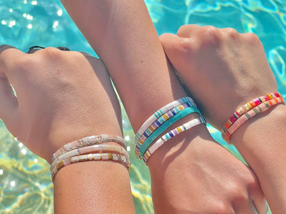 TOTALLY CHIC - Beaded Bracelets - Set of 3