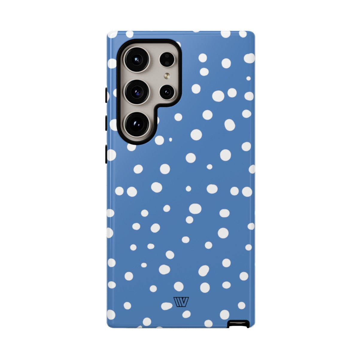 DUSTY BLUE DOTS | Tough Phone Case