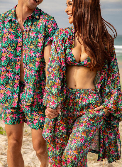 Open Front Kaftan Cover-Up | Island Bloom