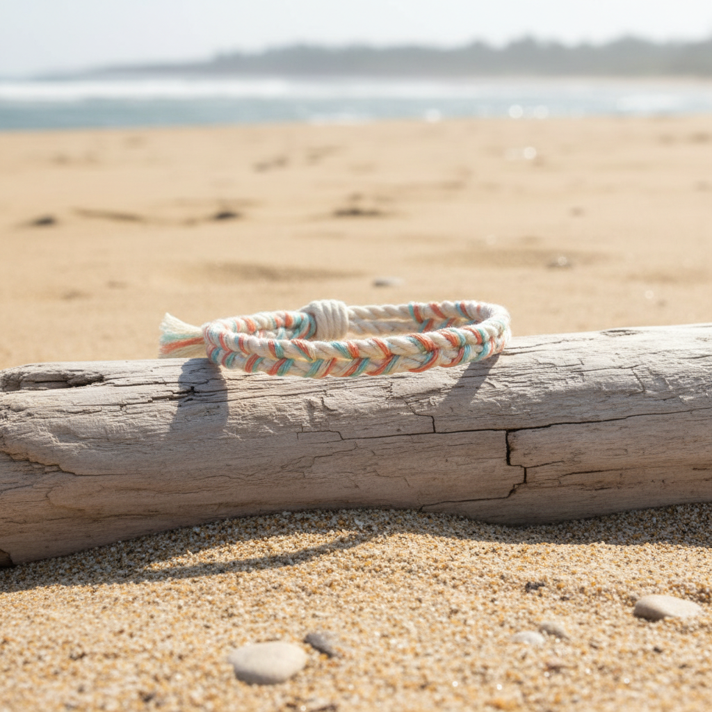 Coral Seas Braided Bracelet