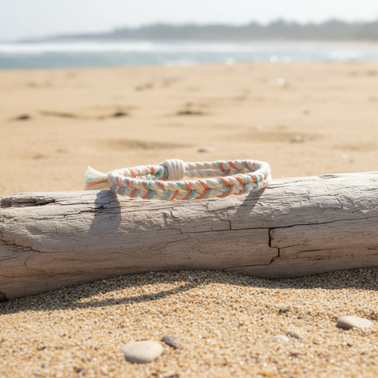 Coral Seas Braided Bracelet
