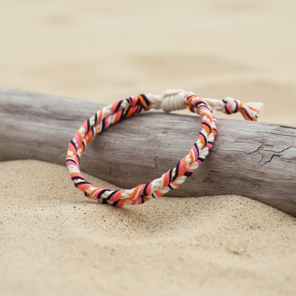 Sherbet Summer Braided Bracelet