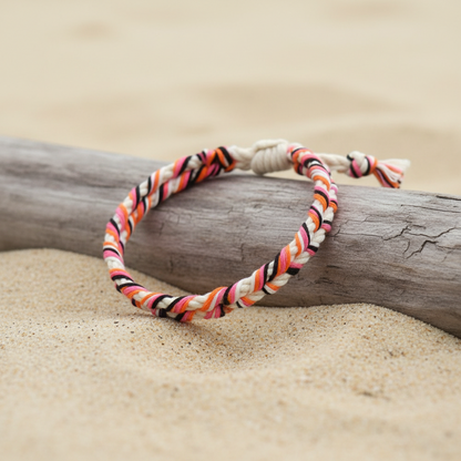 Sherbet Summer Braided Bracelet
