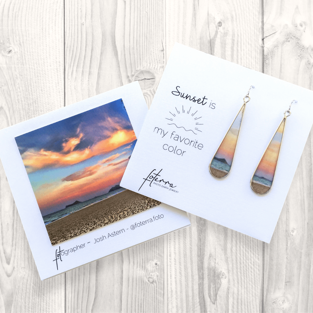 Sunset is my Favorite Color Earrings