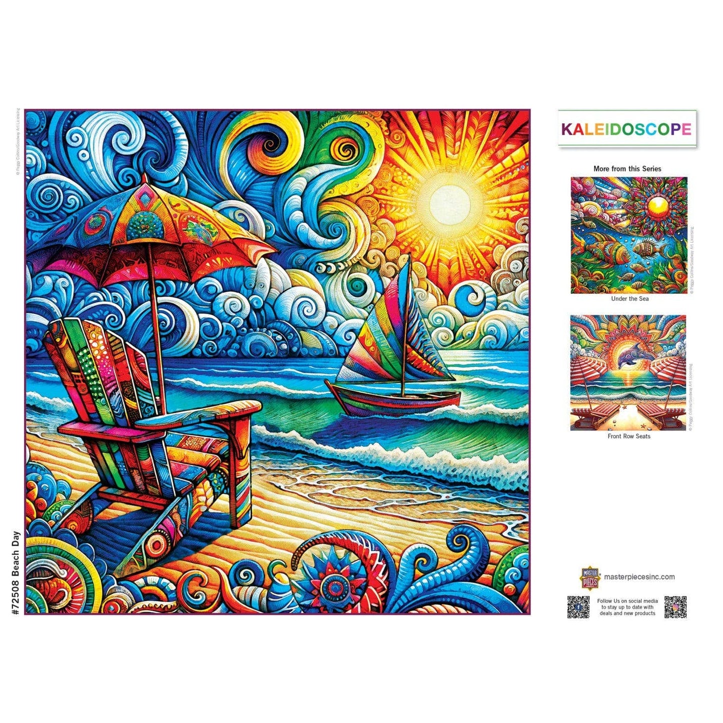 Kaleidoscope - Beach Day 1000 Piece Jigsaw Puzzleby Masterpieces Puzzles