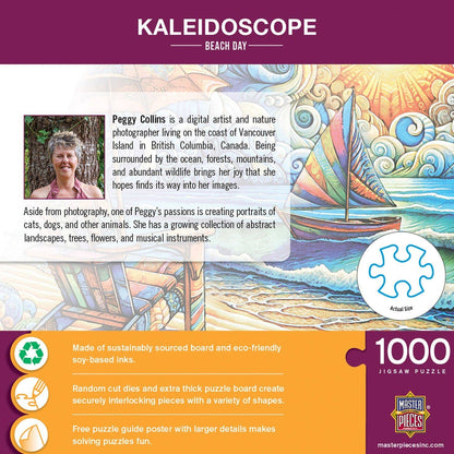 Kaleidoscope - Beach Day 1000 Piece Jigsaw Puzzleby Masterpieces Puzzles