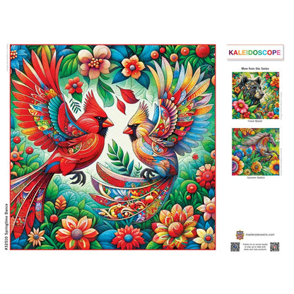 Kaleidoscope - Springtime Dance 300 Piece EZ Grip Jigsaw Puzzle by Masterpieces Puzzles