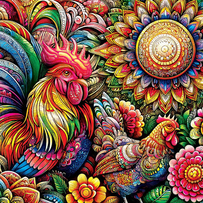 Kaleidoscope Sunrise Serenade 300 Piece EZ Grip Jigsaw Puzzle | Masterpieces