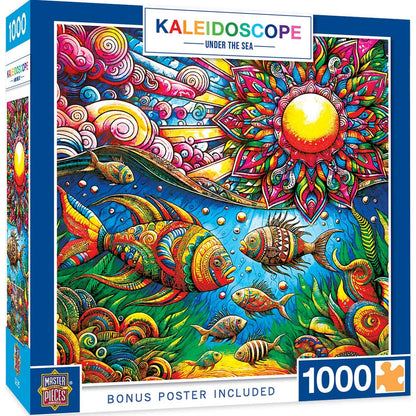 Kaleidoscope - Under The Sea 1000 Piece Jigsaw Puzzle Masterpieces Puzzles
