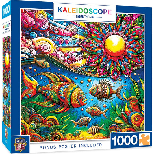 Kaleidoscope - Under The Sea 1000 Piece Jigsaw Puzzle Masterpieces Puzzles