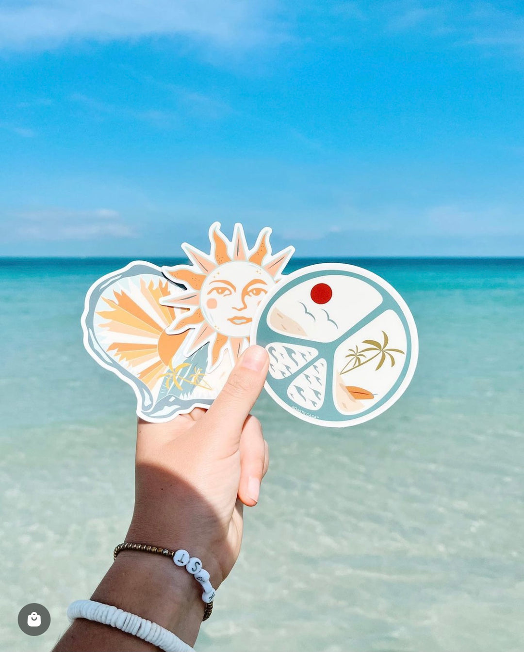3.5" Seashells Sticker