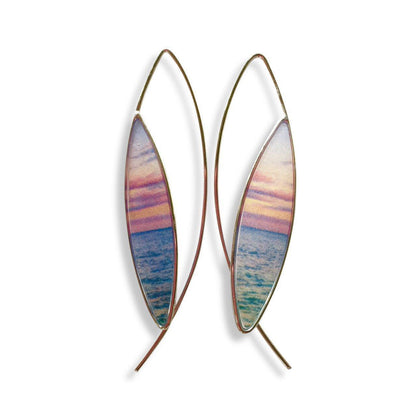 Oh To Be Where The Sky Meets The Sea Earrings