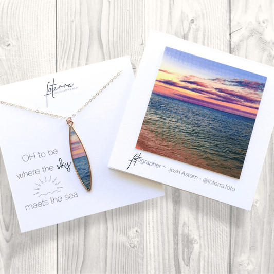 Oh To Be Where The Sky Meets The Sea Necklace