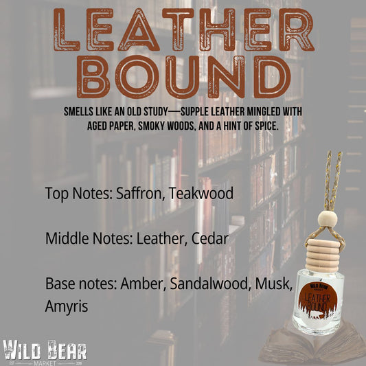 Leather Bound Car Freshener