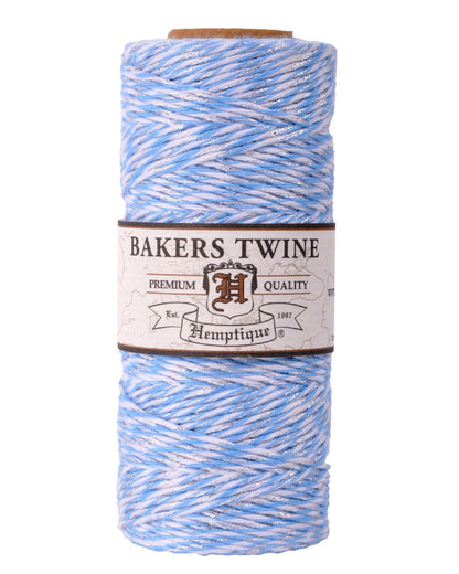 Cotton Bakers Twine 2-ply Spools Metallic