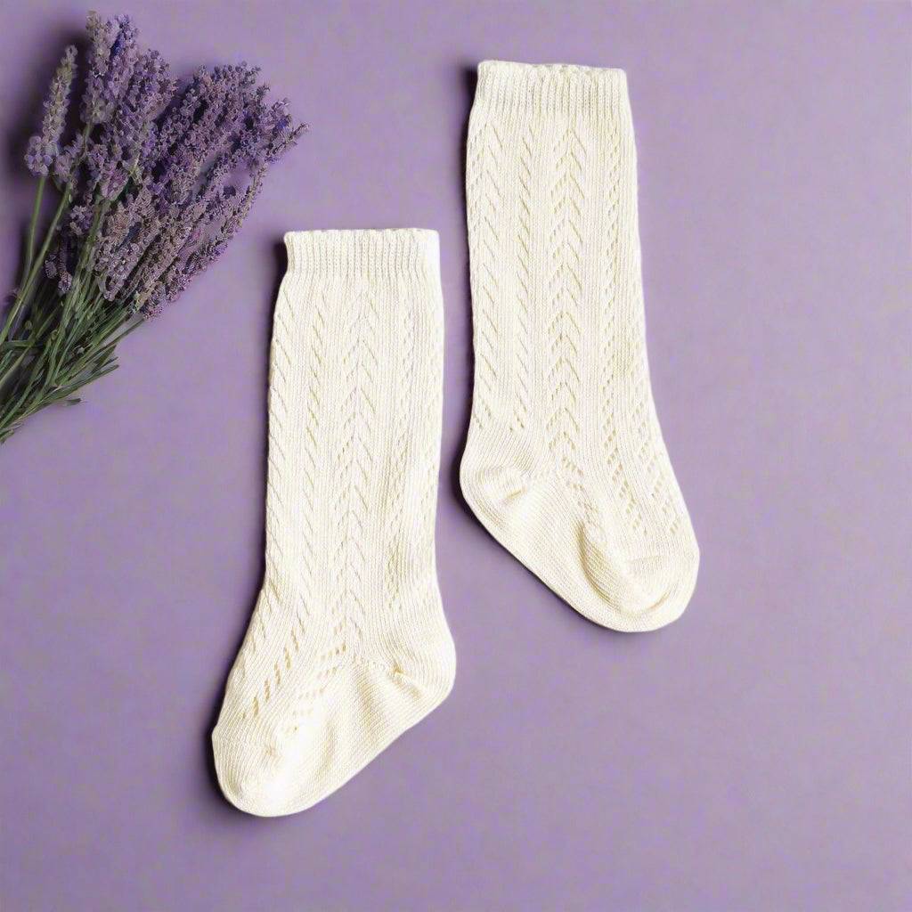 LLB Crochet Knee High Socks (2 pairs in each order)