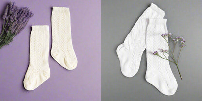 LLB Crochet Knee High Socks (2 pairs in each order)