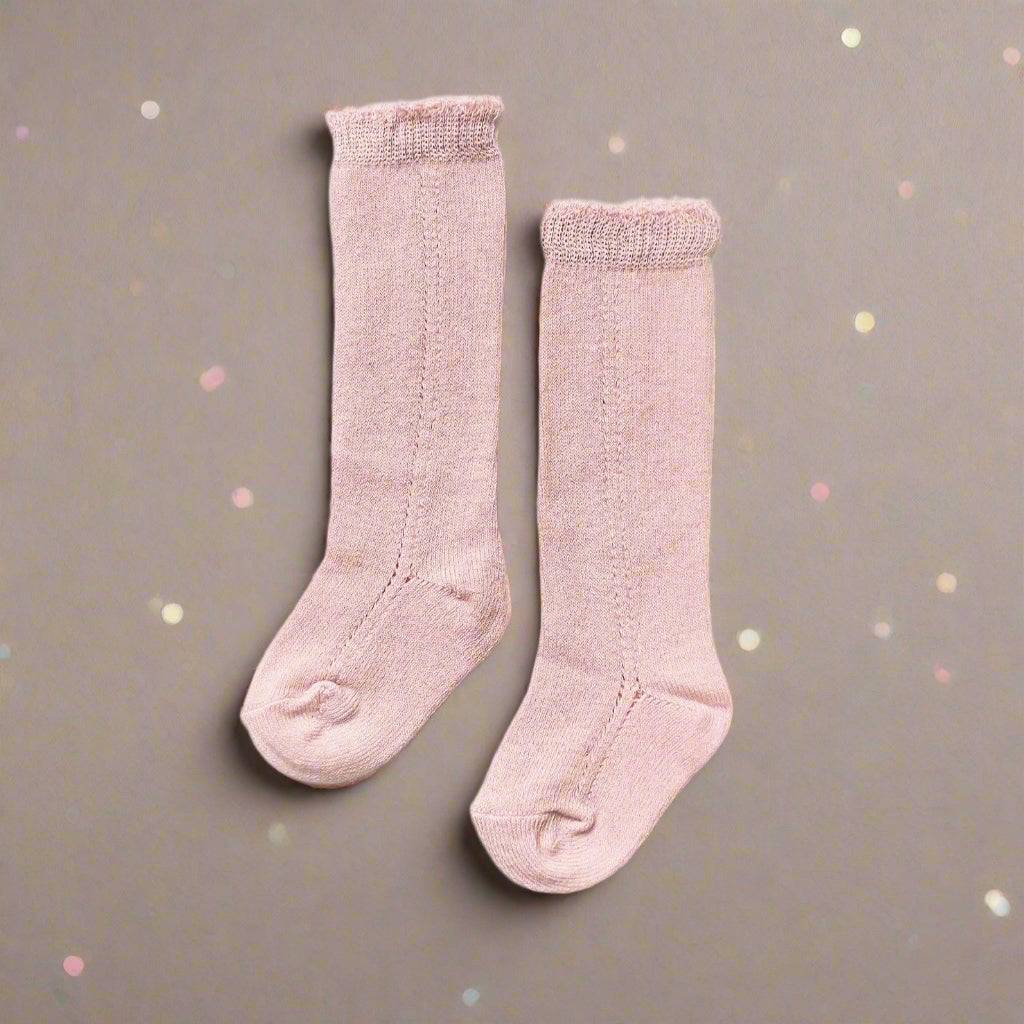 LLB Eyelet Knee High Socks (2 pairs in each order)