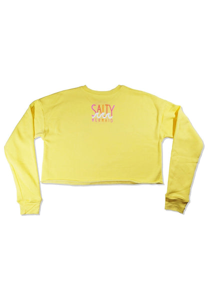 'Livin' My Best Life' Cropped Sweatshirt