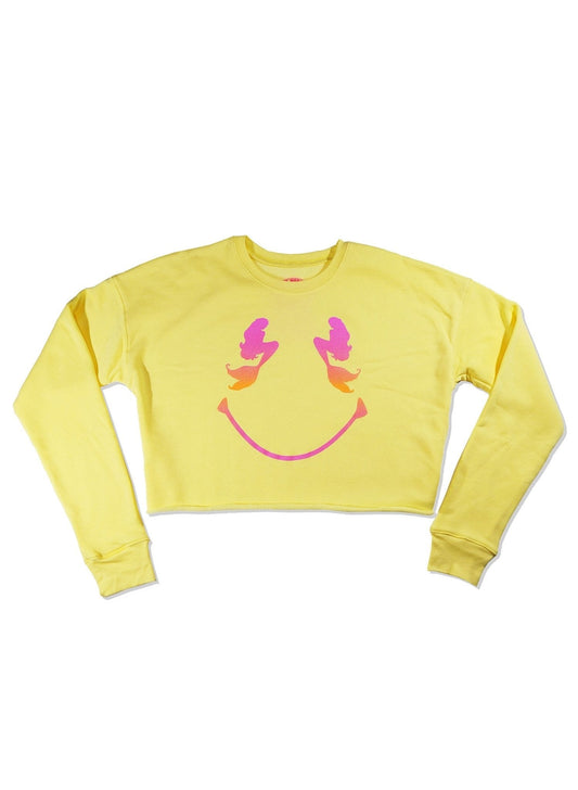 'Livin' My Best Life' Cropped Sweatshirt