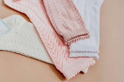 LLB Crochet Knee High Socks (2 pairs in each order)