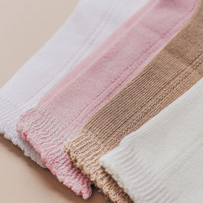 LLB Eyelet Knee High Socks (2 pairs in each order)