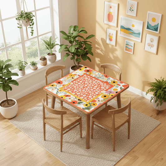 Petals And Pungs Spring Garden Mahjong Mat