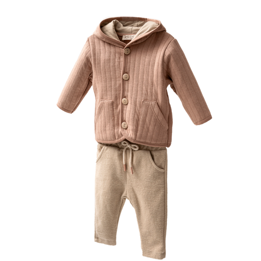 Milo Quilted Hooded 2-Piece Set