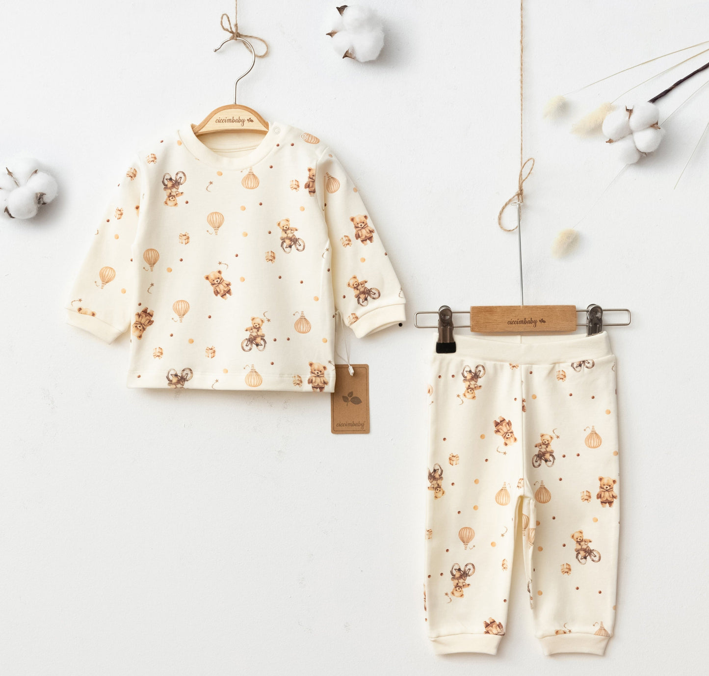 Mini Bicycle Teddy 2 Pcs Set