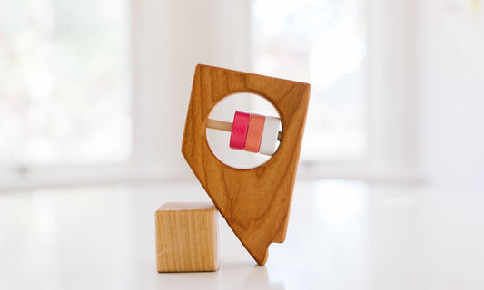 Nevada State Wooden Baby Rattle™