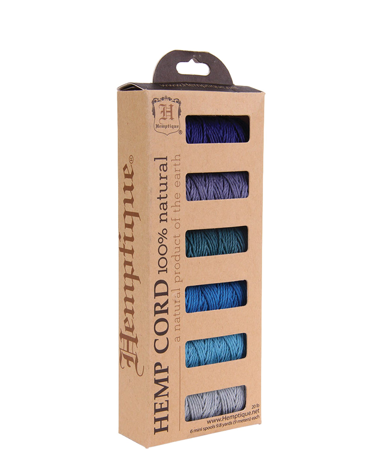 #20 Hemp Cord 6-Pack Mini Spools
