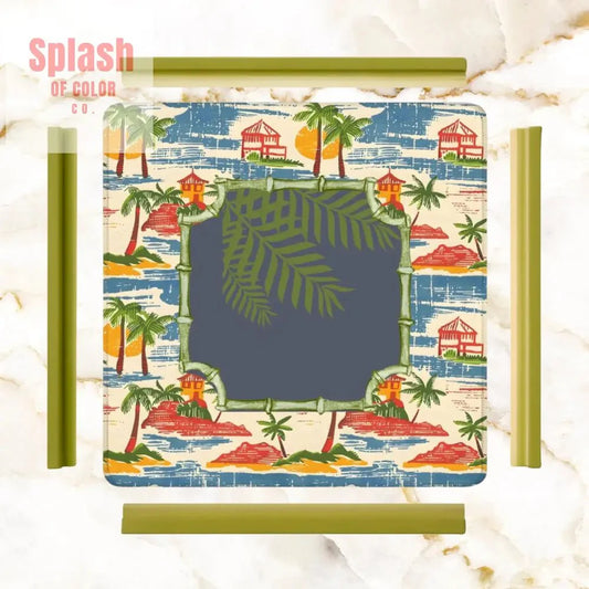Old World Vintage Florida Beach Heritage Collection Mahjong Mat