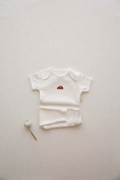 Car Patterned 2 Piece Set