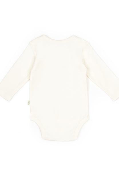 Ecru Bunny Long Sleeve Bodysuit