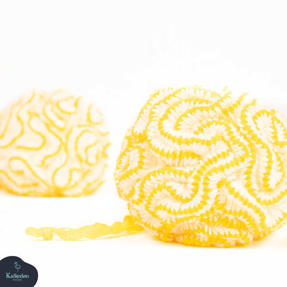 Organic Cotton Shower Pouf