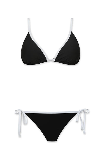 String Bottom With Binding  |  Black White
