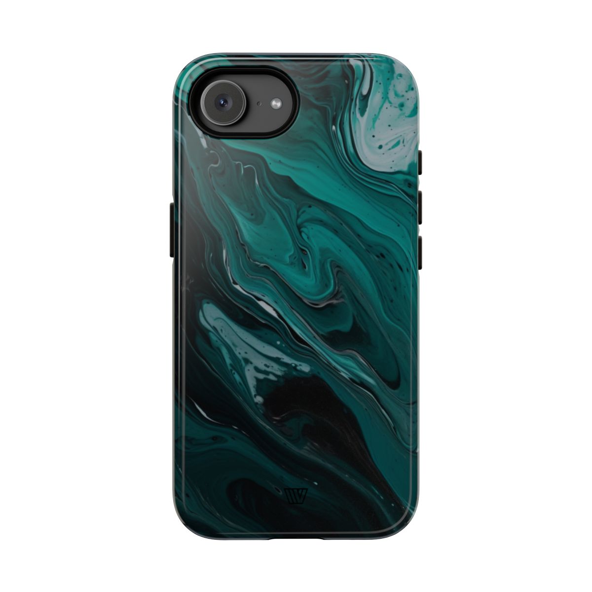 TEAL PAINT SWIRL | Tough Phone Case