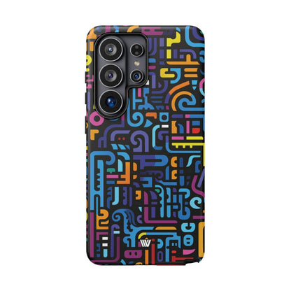 NEON GLYPHS | Tough Phone Case