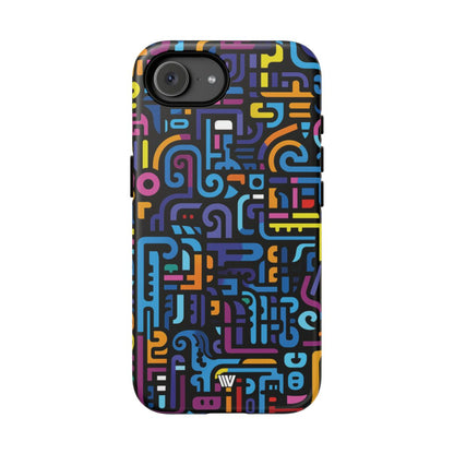 NEON GLYPHS | Tough Phone Case