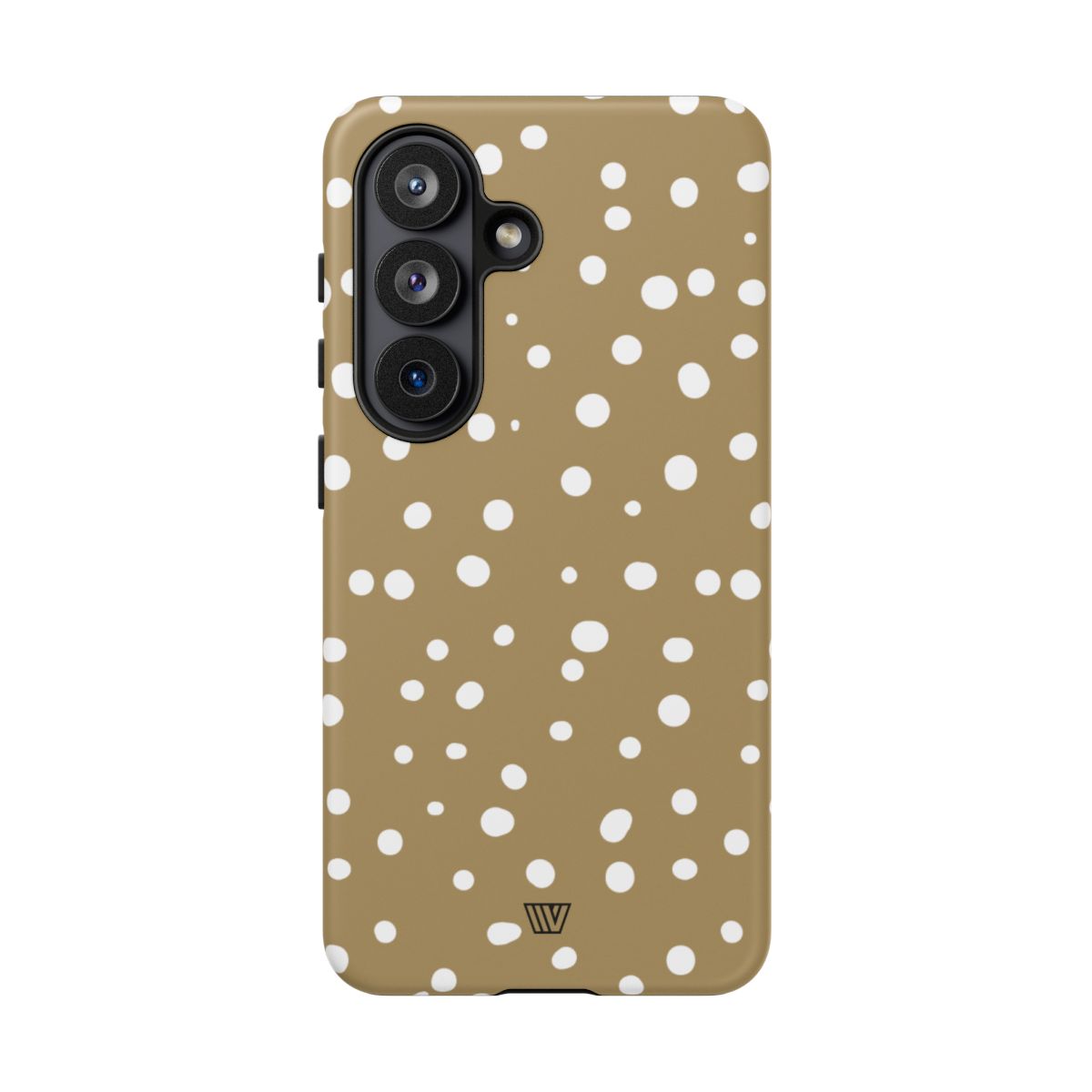 DARK BEIGE DOTS | Tough Phone Case
