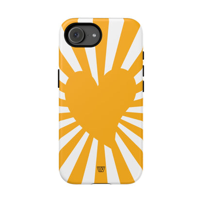 HEART SUN RAYS | Tough Phone Case