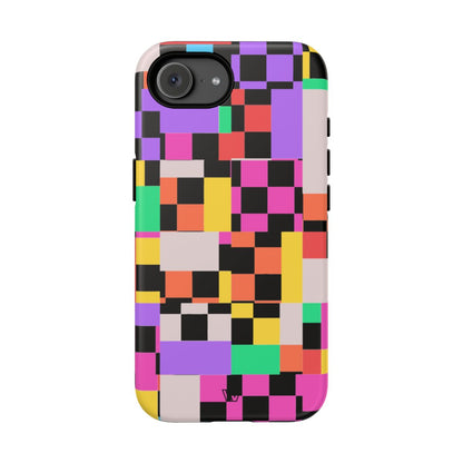 MASHED UP CHECKERBOARD | Tough Phone Case