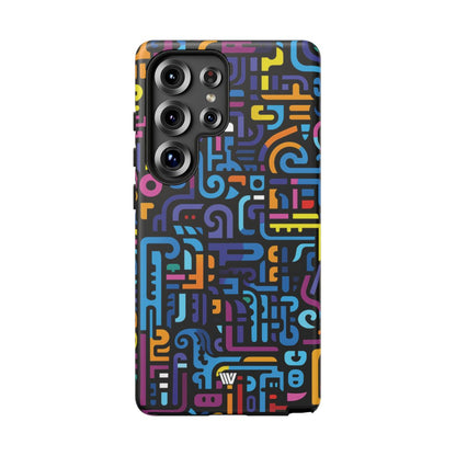 NEON GLYPHS | Tough Phone Case