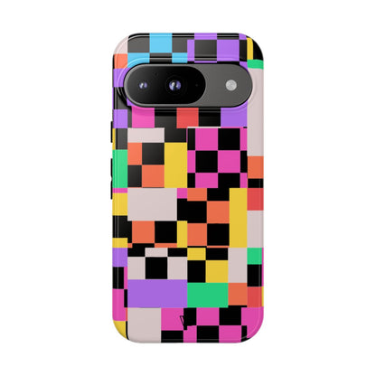 MASHED UP CHECKERBOARD | Tough Phone Case